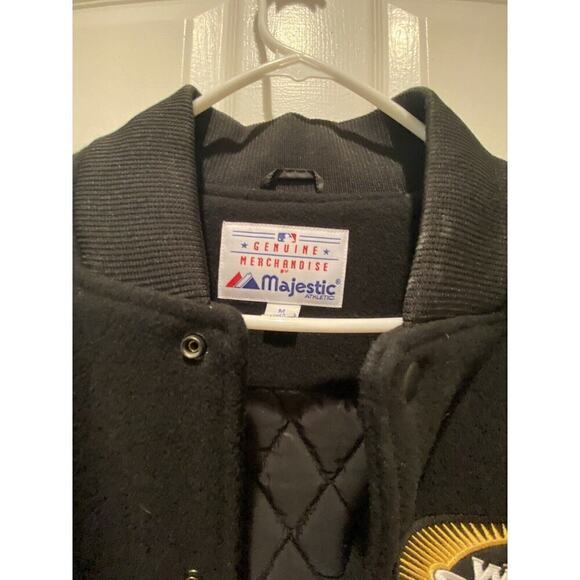 Men’s MLB World Series 2003 100th anniversary Varsity Jacket Size Med - Picture 3 of 8